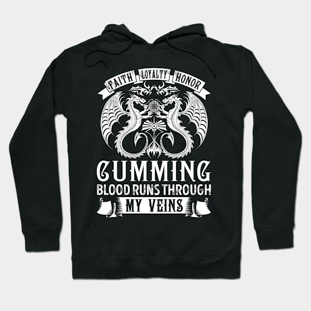 CUMMING Hoodie by T-shirt with flowers